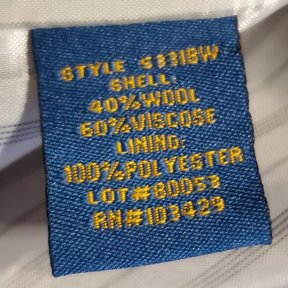 Millard Fillmore Purple Wool Blended Cropped Retro Jacket SZ S - Picture 7 of 9